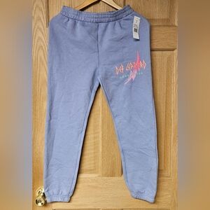 Def Leppard Large Girls Purple Joggers‎